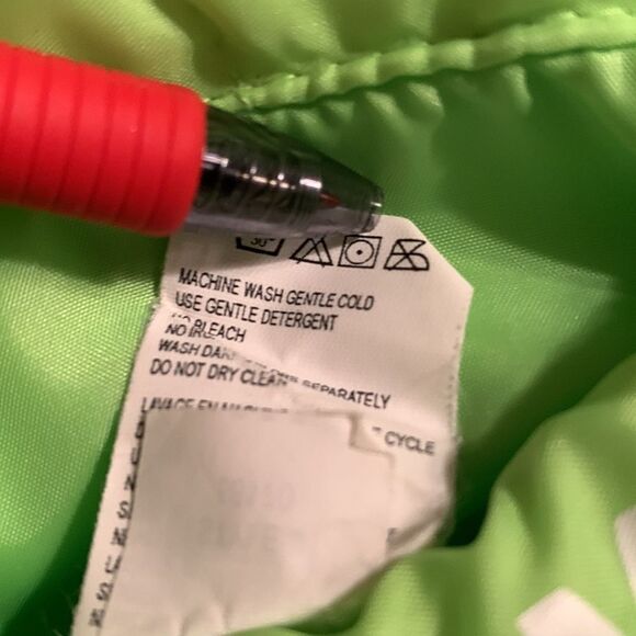 FOX Puffy Vest Light Green Snap Closure - Picture 10 of 10